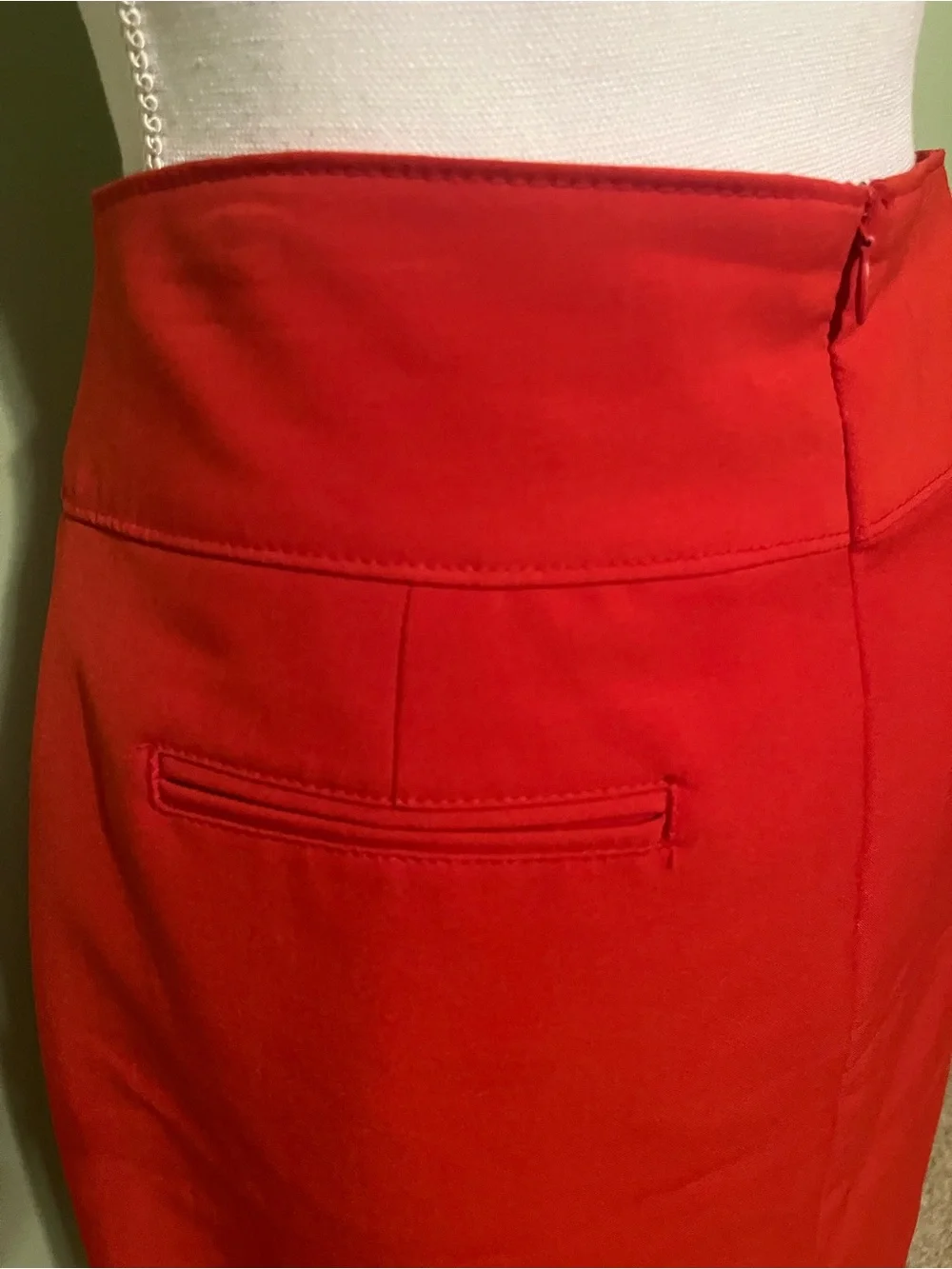 Orange Classic A-Line Skirt - Worthington - Size 12